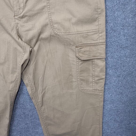 Old Navy OG Chino Cargo Pants Pockets Boho Preppy Khaki Womens XL Tall NEW - Picture 9 of 9